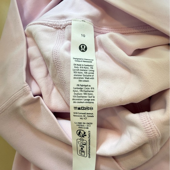Lululemon Align High-Rise Pant 25” Size 10 Pink Organza NWT - Picture 4 of 4